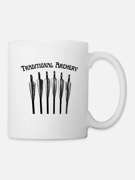 Traditional archery arrows - Mug - white