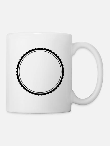 kreis symbol - Tasse - Weiß