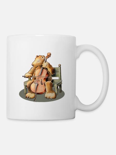 Cellobär - Tasse - Weiß