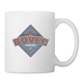 Bovec Slowenien Vintage Camping Design - Tasse - Weiß - Rechts