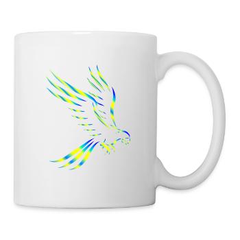 Peace Dove Ukraine - Tasse - Weiß - Rechts