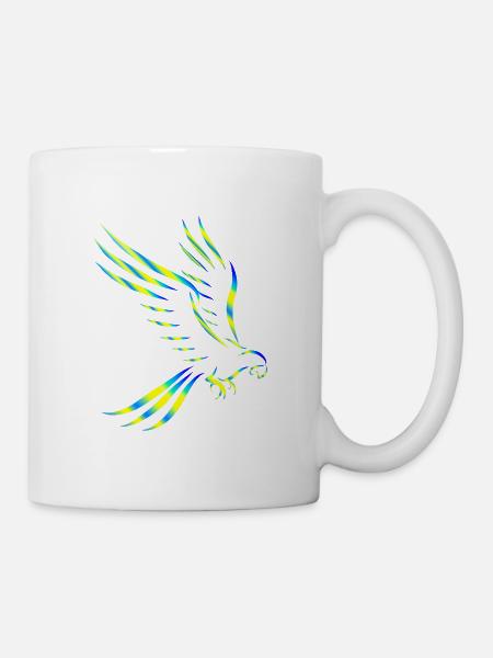 Peace Dove Ukraine - Tasse - Weiß