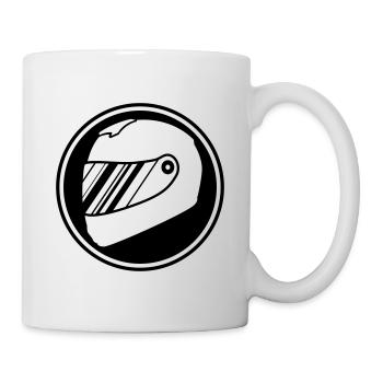 Racer helm racing - Mug - white - Right