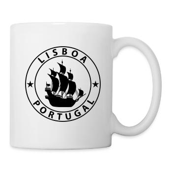 Lissabon - Tasse - Weiß - Rechts