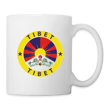 Tibet - Mug blanc - blanc - Droite