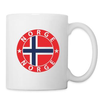 Norwegen - Tasse - Weiß - Rechts