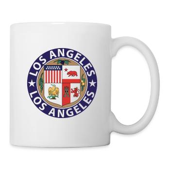 Los Angeles - Tasse - Weiß - Rechts