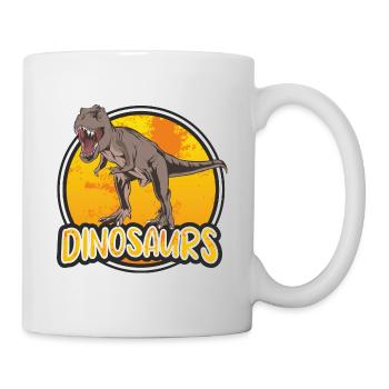 Dinosaurs - Tasse - Weiß - Rechts