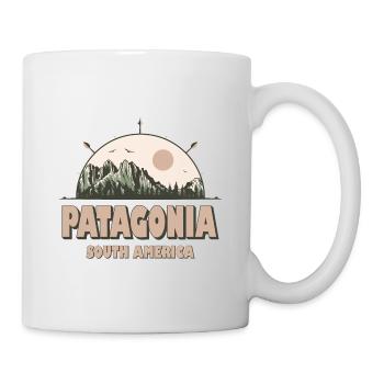 Patagonie Amérique du Sud Vintage Mountain Hiking - Mug blanc - blanc - Droite