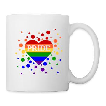 Pridedot - Mug blanc - blanc - Droite