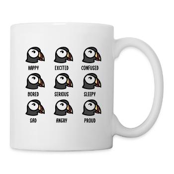 Puffin Emotions Puffin puffin - Mug - white - Right