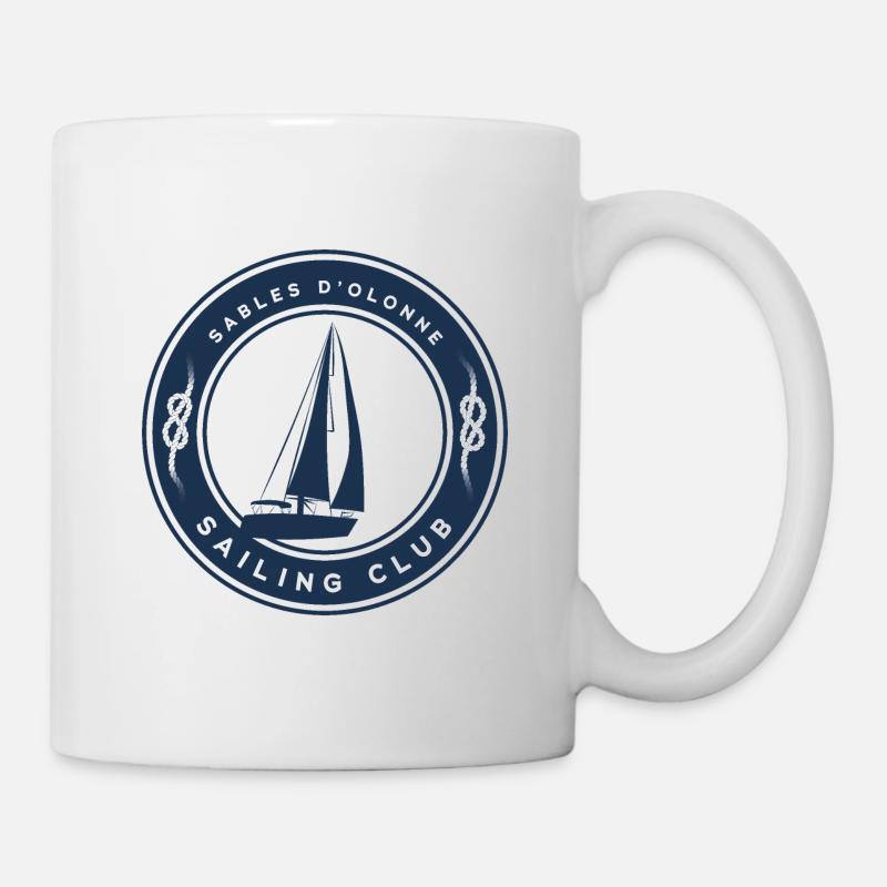 voilier SABLES D OLONNE - Mug blanc - blanc