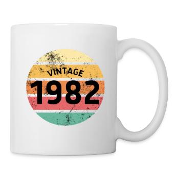 Vintage 1982- Retro-Birthday - Mug - white - Right