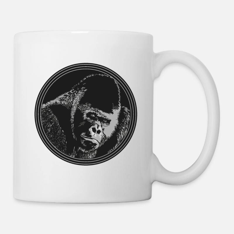 Gorille - Mug blanc - blanc