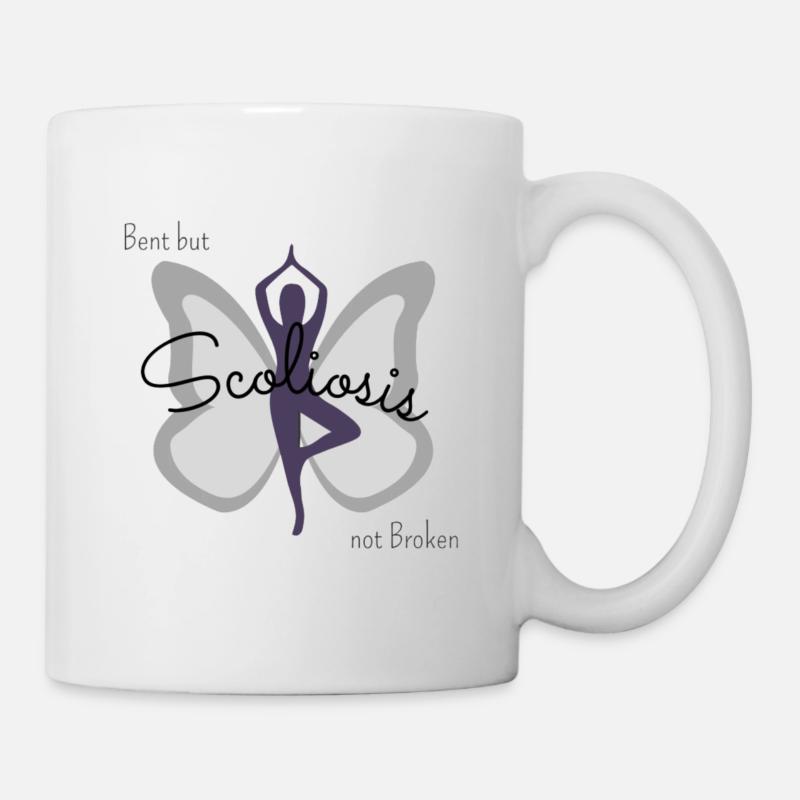 Skoliose - Tasse - Weiß