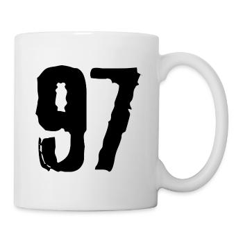 97 Number jersey - Mug - white - Right