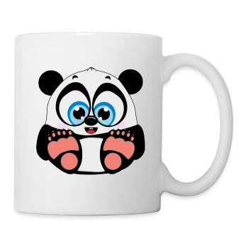 Percy Panda - Mug blanc - blanc - Droite