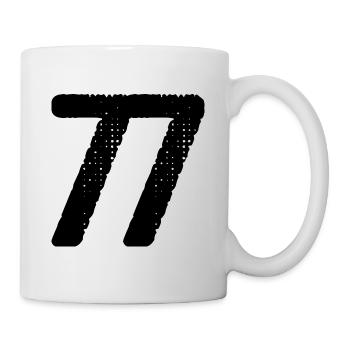 77 Number jersey - Mug - white - Right