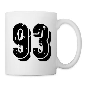 93 number jersey - Mug - white - Right