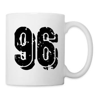 96 number jersey - Mug - white - Right