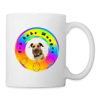 Ich habe Hunger auf Fleisch - Tasse - Weiß - Rechts