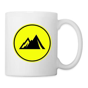 Mountains mountains icon - Mug - white - Right
