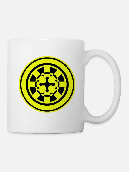 Roulette Icon Symbol - Tasse - Weiß