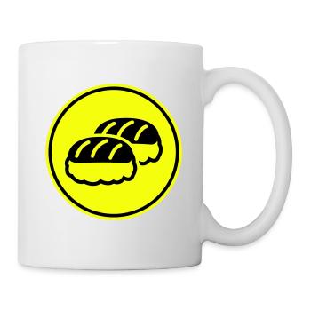 Sushi icon Silhouette - Tasse - Weiß - Rechts