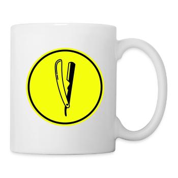 Shave Barber logo icon - Mug - white - Right