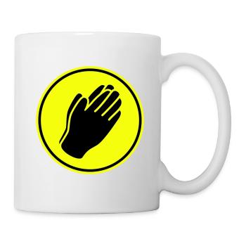 Beten Hände Icon - Tasse - Weiß - Rechts