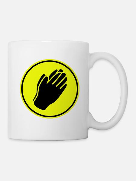 Beten Hände Icon - Tasse - Weiß