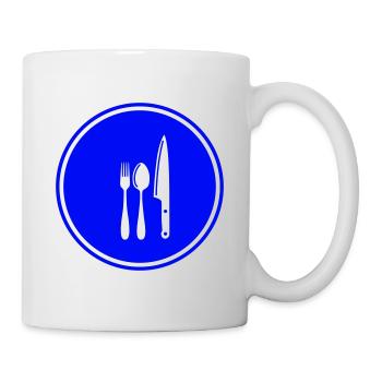 Fork Cutlery - Mug - white - Right