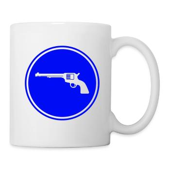 weapon pistol - Mug - white - Right