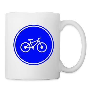 Bicycle symbol - Mug - white - Right