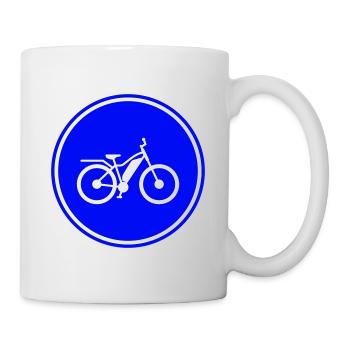 ebike fahrrad - Tasse - Weiß - Rechts