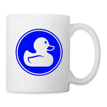 Ente Icon - Tasse - Weiß - Rechts