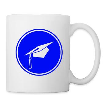 Student symbol - Tasse - Weiß - Rechts