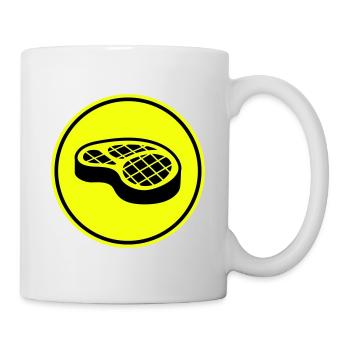 Meat steak symbol - Mug - white - Right