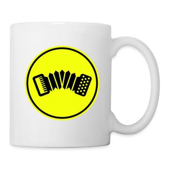 Musique d’accordéon - Mug blanc - blanc - Droite