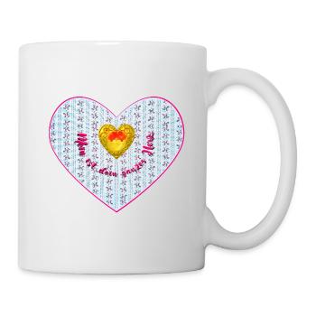 Mein ist dein ganzes Herz - Tasse - Weiß - Rechts