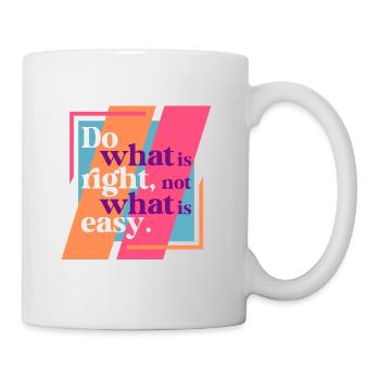 Do what is right - Mug - white - Right