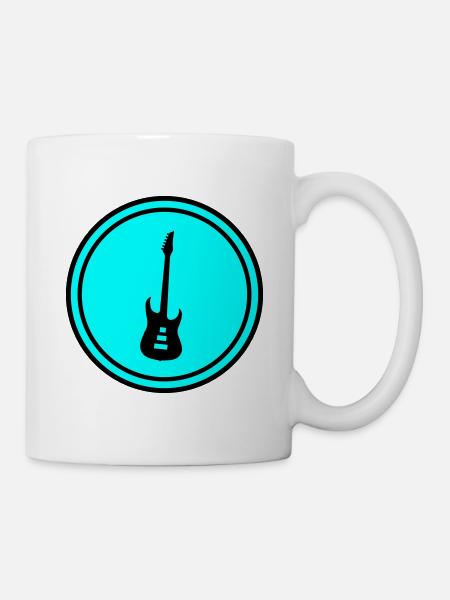Gitarre Symbol - Tasse - Weiß