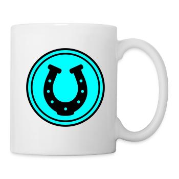 Hufeisen Icon - Tasse - Weiß - Rechts