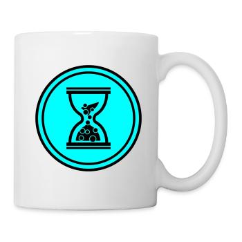 Sanduhr Symbol - Tasse - Weiß - Rechts