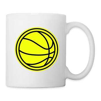 Basket-ball - Mug blanc - blanc - Droite