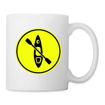 Kanu icon - Tasse - Weiß - Rechts