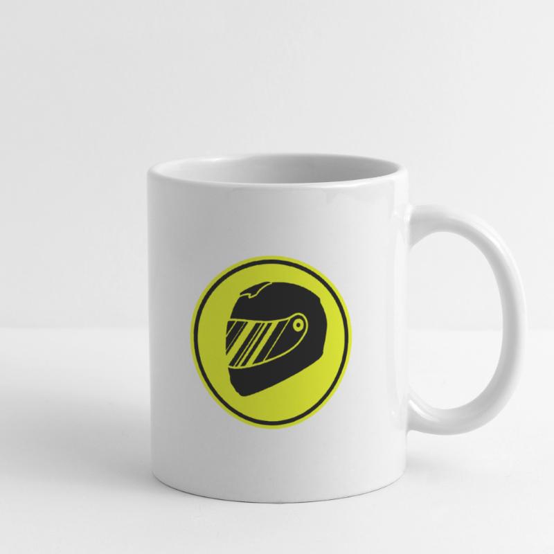 Course de barre de course Mug blanc