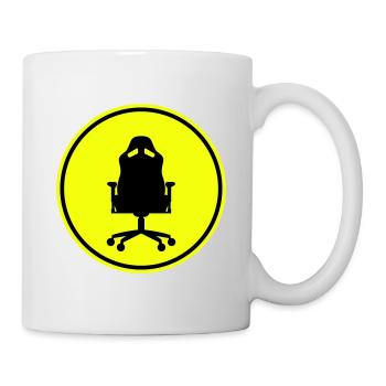 Gamer stuhl gaming - Tasse - Weiß - Rechts