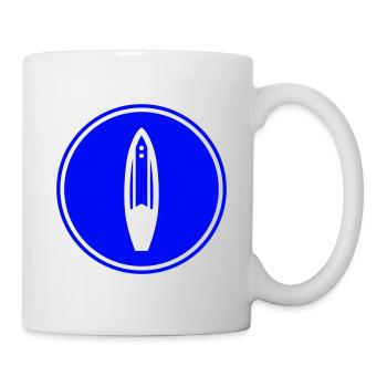 Surfboard icon icon - Mug - white - Right
