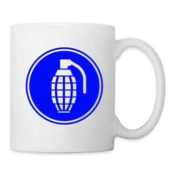 Grenade weapon icon - Mug - white - Right